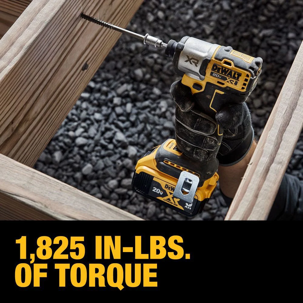 DeWALT 20V DCF845P1 MAX XR 1/4 In. Impact Driver Kit - Image 7