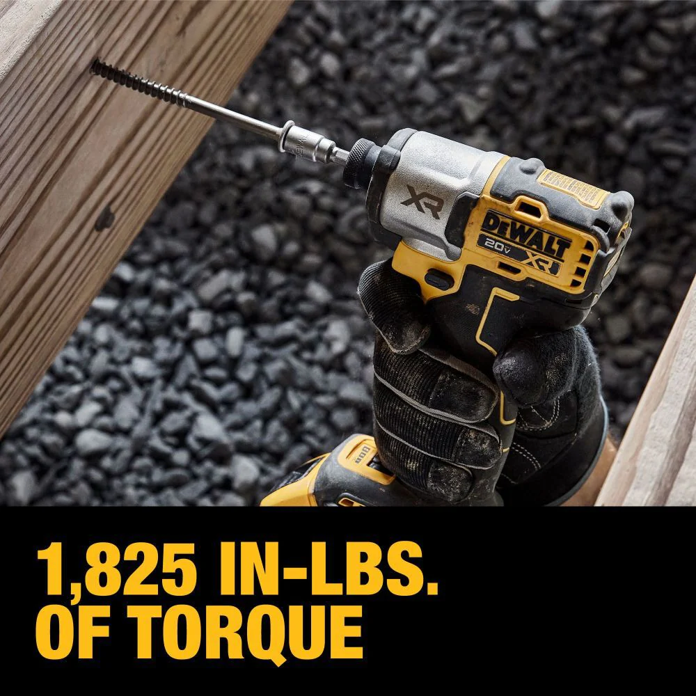 DeWALT 20V DCF845D1E1 MAX XR 1/4 In. Impact Driver Kit - Image 4