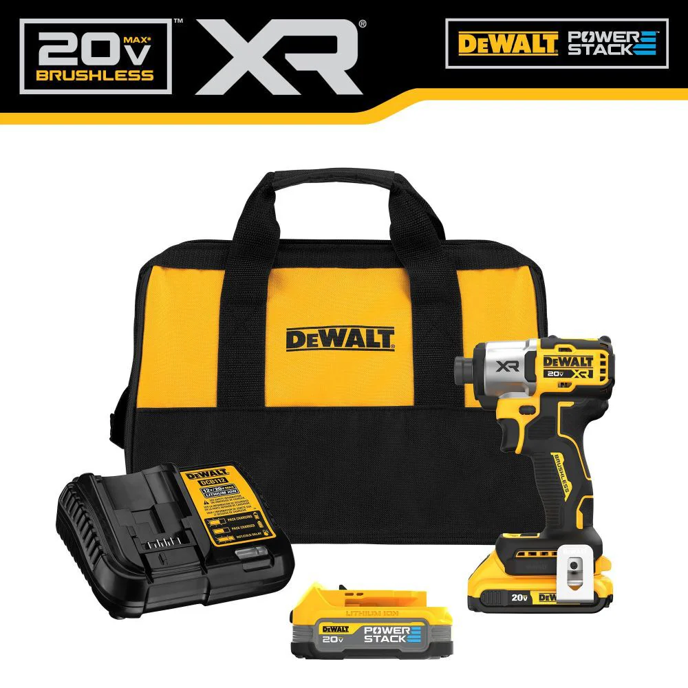 DeWALT 20V DCF845D1E1 MAX XR 1/4 In. Impact Driver Kit - Image 7