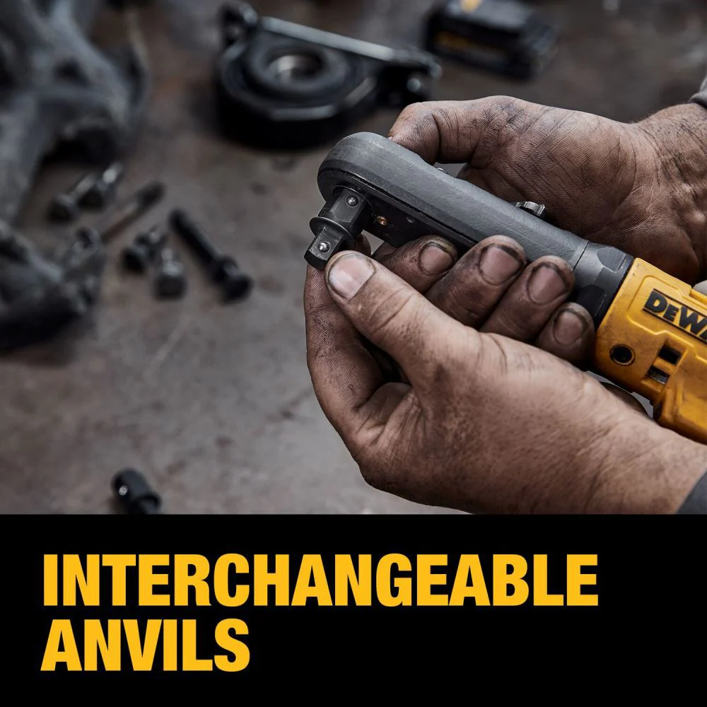 DeWALT 20V MAX XR 3/8 In. & 1/2 In. Sealed Head Ratchet Cordless (Bare Tool) - Image 5
