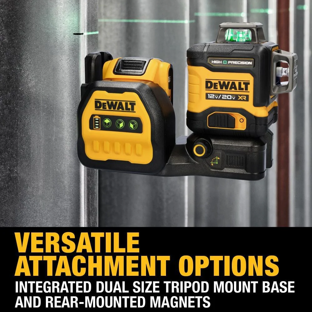 DeWALT DCLE34033D1 20V MAX XR 3x 360 High Precision Green Laser Level - Image 5