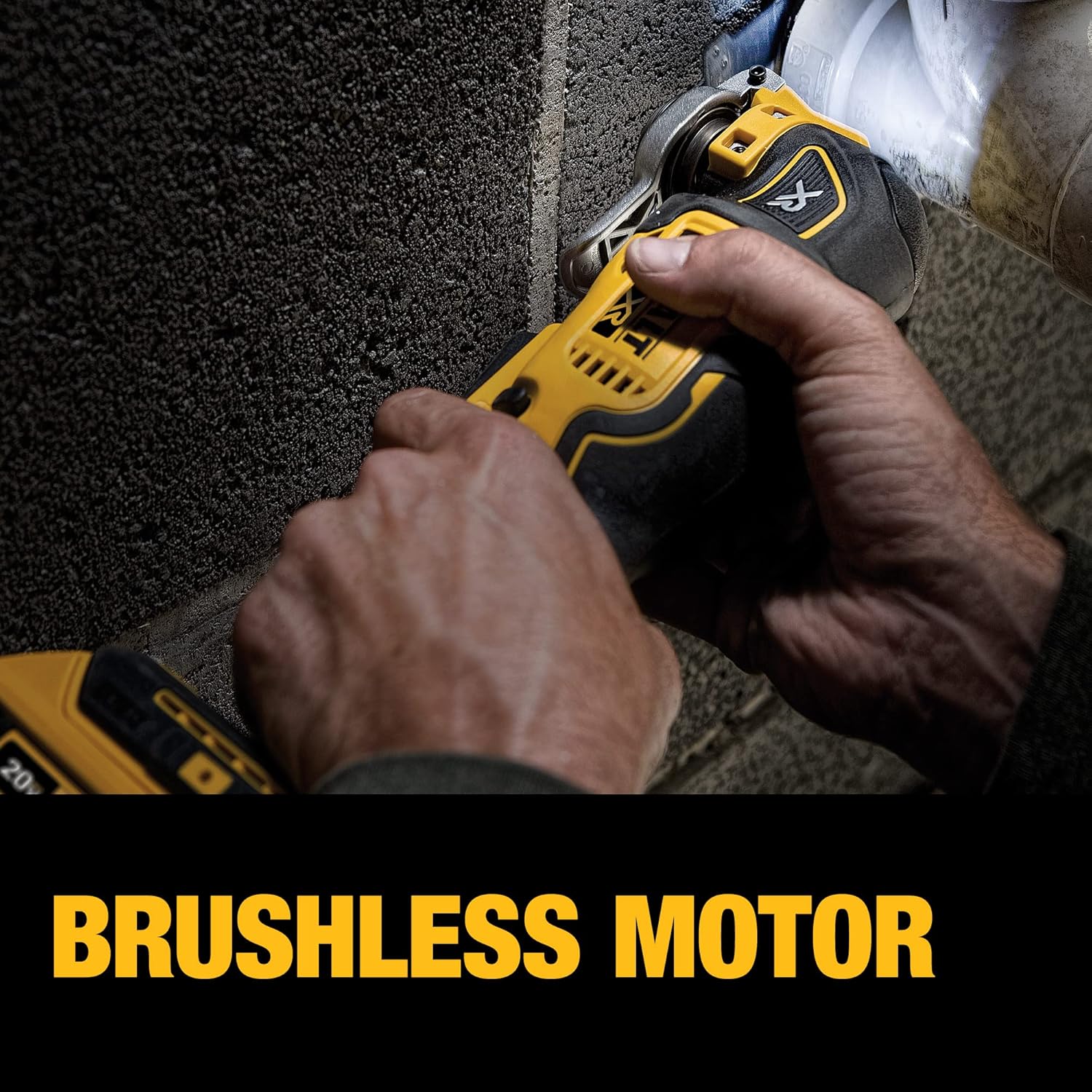 DEWALT DCS356D1 20V MAX XR Oscillating Multi-Tool Kit, Oscillating Tool Accessories, Cordless, 3-Speed, Quick Blade Change, Sand Paper, Blades, Battery and Charger Included - Image 6