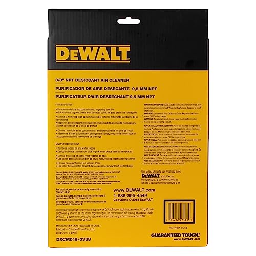 DEWALT 3/8" NPT Desiccant Air Cleaner (DXCM019-0338) - Image 8