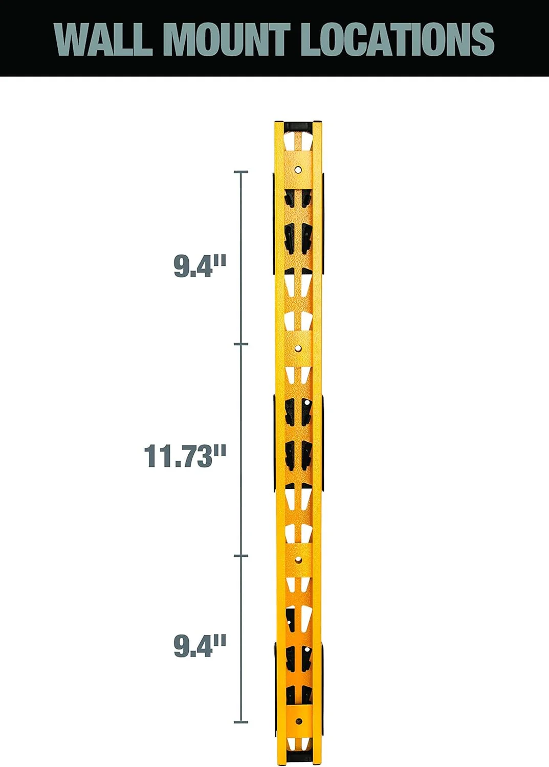 DEWALT DXSTACLR 3-Piece Wall Mount Cantilever Rack - Image 5