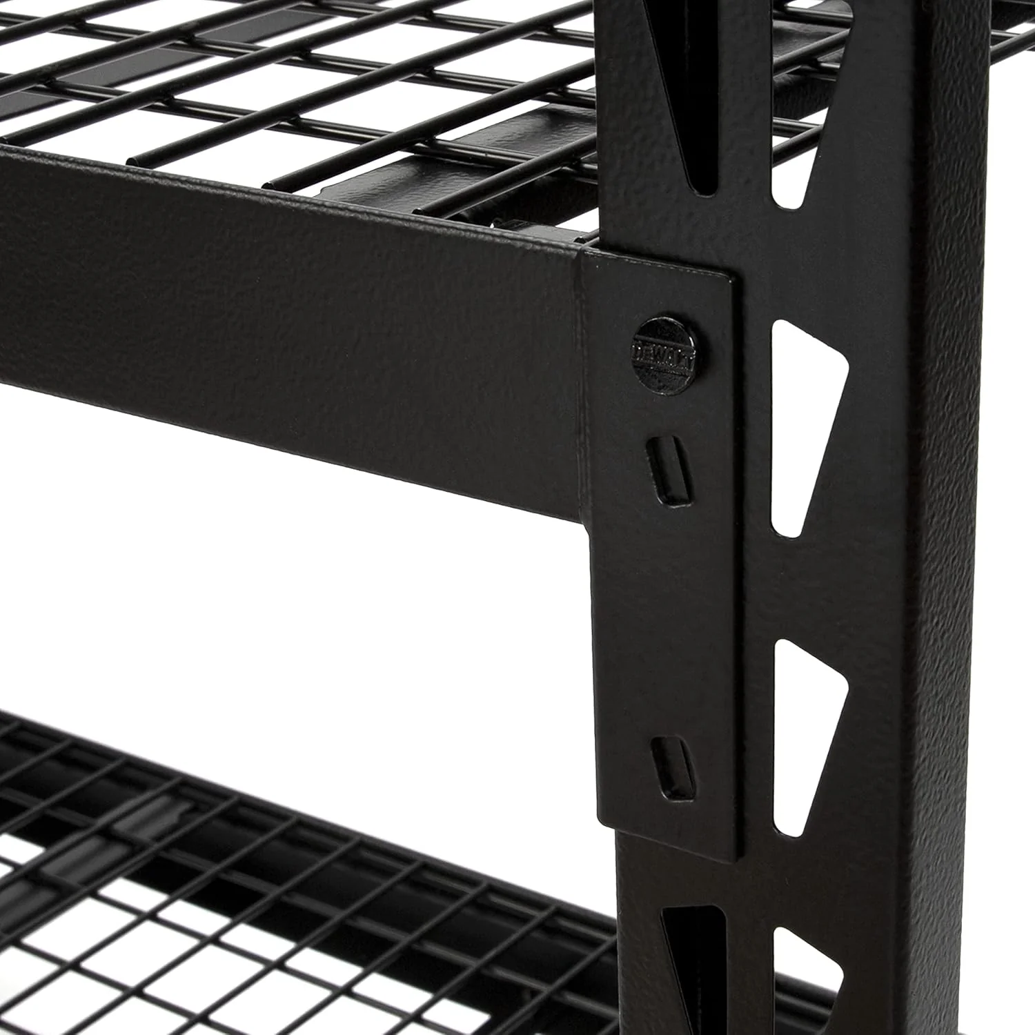 DEWALT DXST4500BLK-W 4-Foot Tall, Black Frame 3 Shelf Industrial Storage Rack - Image 4