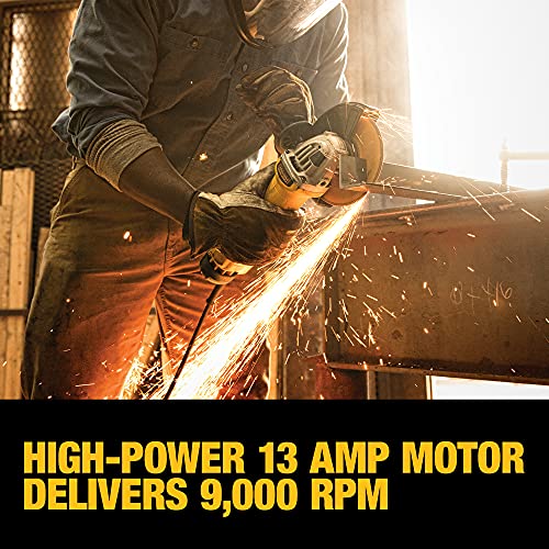 DeWALT 6 In. 13 Amp. Angle Grinder Tool, Paddle Switch with No Lock-On - Image 6