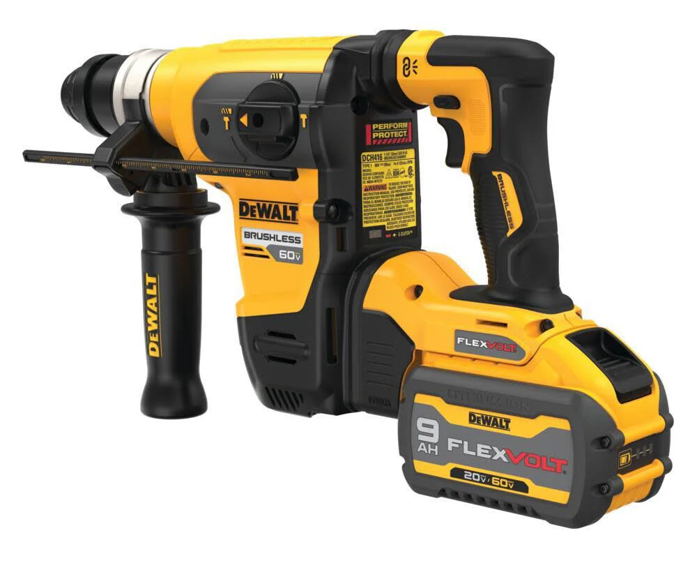 DEWALT (DCH416X2) 60V MAX 1-1/4in Brushless SDS PLUS Rotary Hammer Kit - Image 6