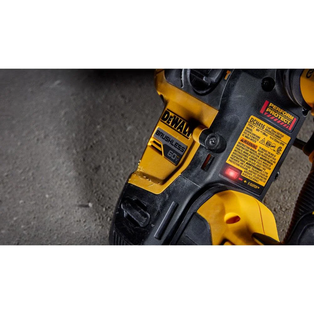 DEWALT (DCH416X2) 60V MAX 1-1/4in Brushless SDS PLUS Rotary Hammer Kit - Image 8