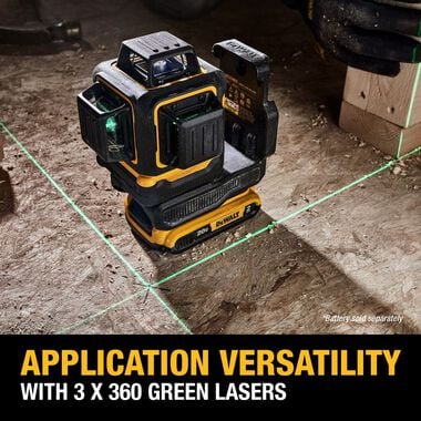 DEWALT ATOMIC 20V 3 x 360 Line Laser (Bare Tool) - Image 3