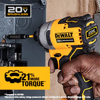 DeWALT (DCK225D2) 20V ATOMIC MAX Brushless 2-Tool Combo Kit - Image 3