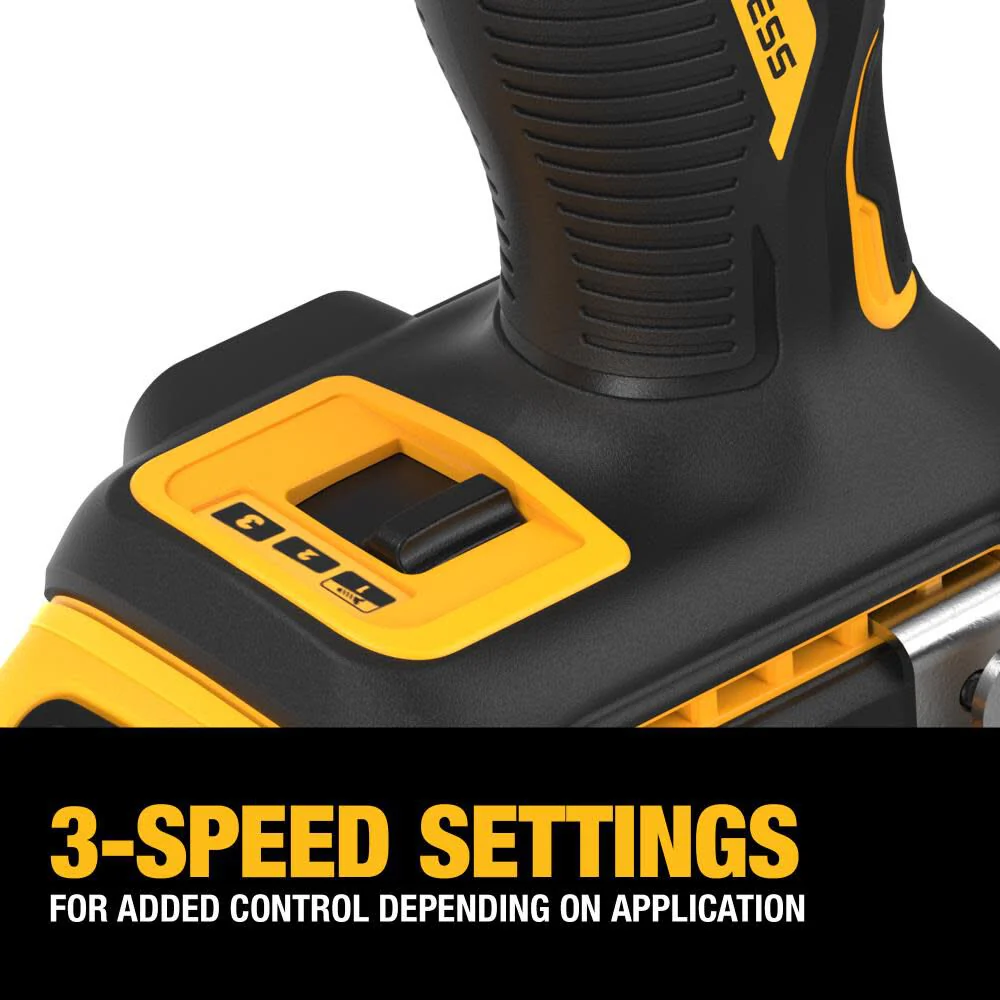 DeWALT DCF850P1 ATOMIC 20V MAX Impact Driver Kit 1/4 In. 3-Speed Brushless Cordless - Image 10