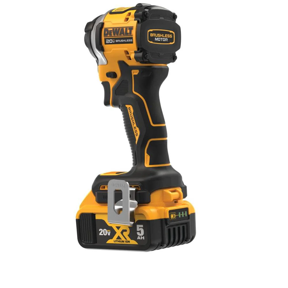 DeWALT DCF850P1 ATOMIC 20V MAX Impact Driver Kit 1/4 In. 3-Speed Brushless Cordless - Image 6