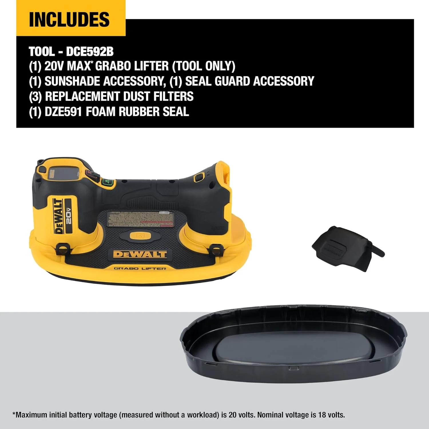 DEWALT DCE592B 20V MAX Grabo Lifter (Tool Only) - Image 3