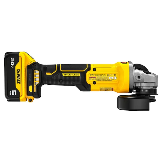 DEWALT DCG407P1 20V MAX Brushless Cordless 4-1/2 in. Slide-Switch Grinder Kit - Image 3