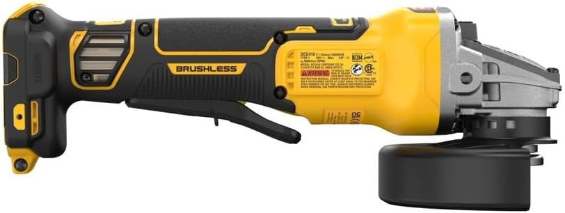 DEWALT DCG410B 20V MAX XR 4-1/2" - 5" Brushless Cordless Angle Grinder (Tool Only) - Image 4