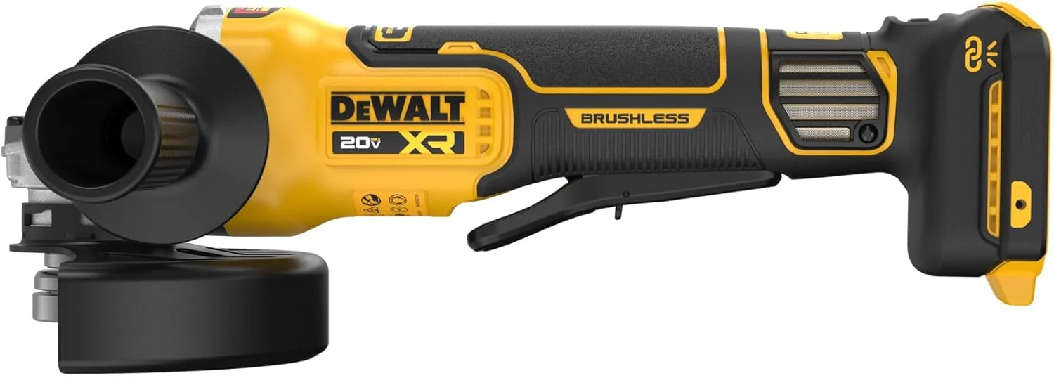 DEWALT DCG410VSB 20V MAX XR 4-1/2 in. - 5 in. Brushless Variable Speed Paddle Switch Grinder (Tool Only) - Image 9