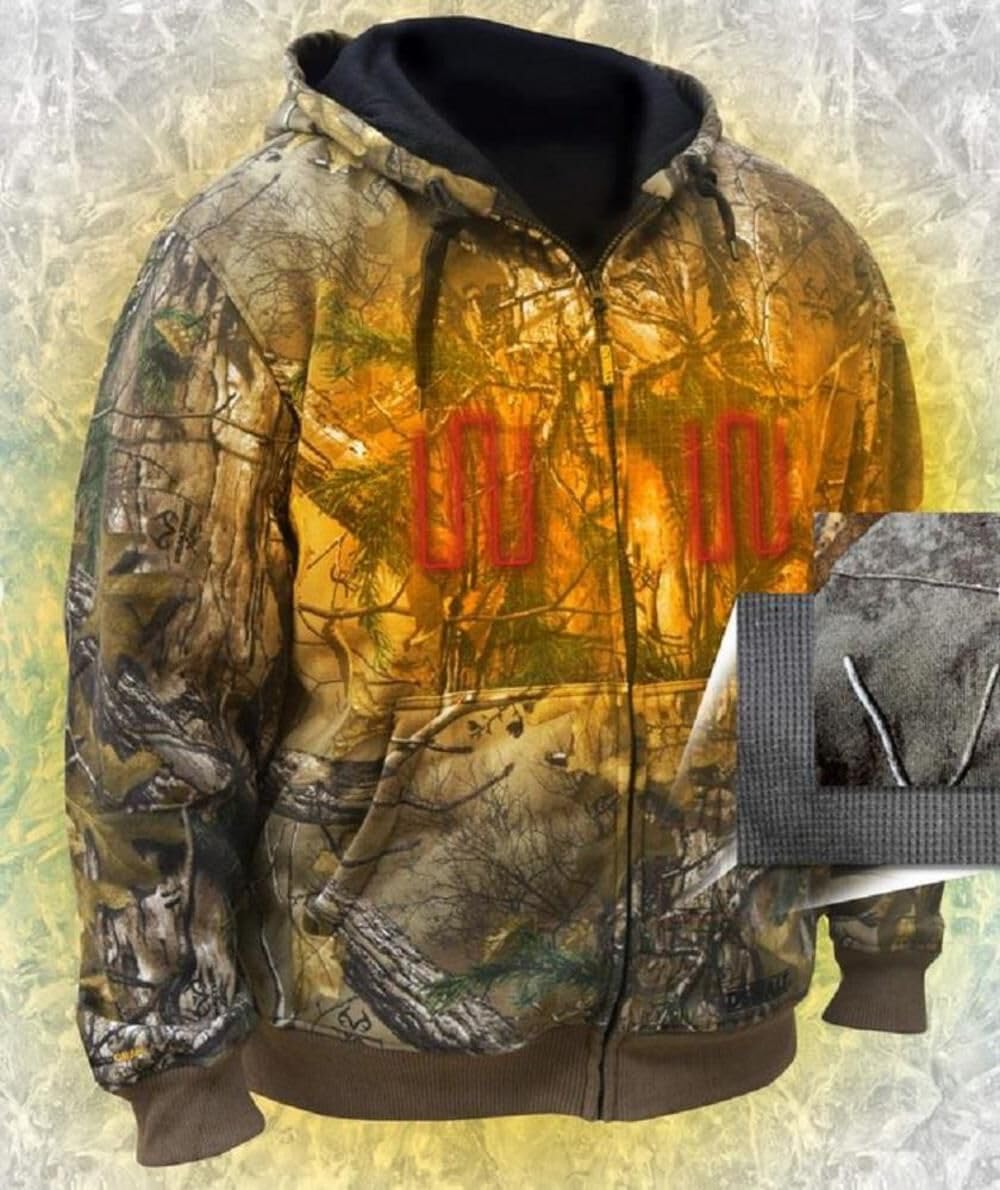 DEWALT Unisex Realtree Xtra Camouflage Heated Hoodie, X-Large, Camouflage - DCHJ074D1 - Image 7