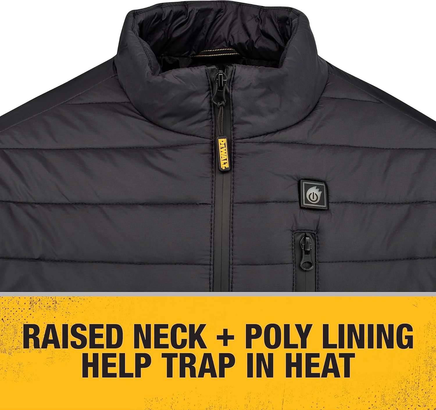 DEWALT (DCHJ093D1) Men's Lightweight Puffer Heated Jacket, X-Large - Image 4