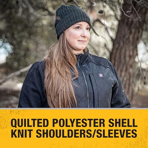 DEWALT DCHJ102BD1 Women's Lightweight, Wind Resistant Hybrid Heated Jacket Kit with Battery - Black, Size M - Image 3