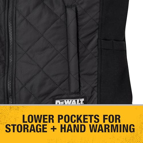 DEWALT DCHJ102BD1 Women's Lightweight, Wind Resistant Hybrid Heated Jacket Kit with Battery - Black, Size M - Image 4