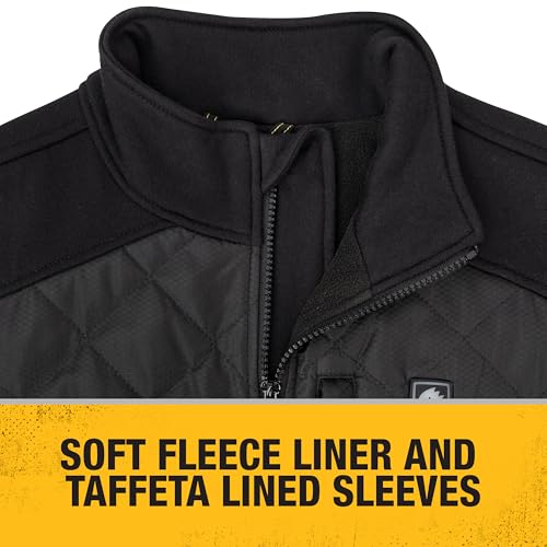 DEWALT DCHJ102BD1 Women's Lightweight, Wind Resistant Hybrid Heated Jacket Kit with Battery - Black, Size S - Image 6