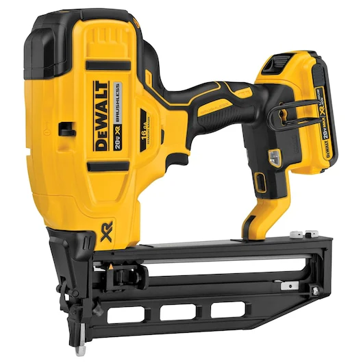 DEWALT DCN662D1 20V MAX XR 16 GA Cordless Straight Finish Nailer Kit - Image 3