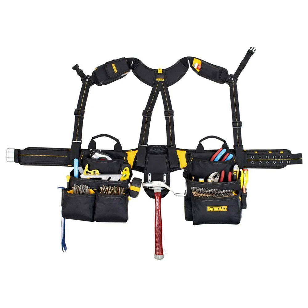 DEWALT DG5641 Framer's Combo Apron with Suspenders, 20 Pocket