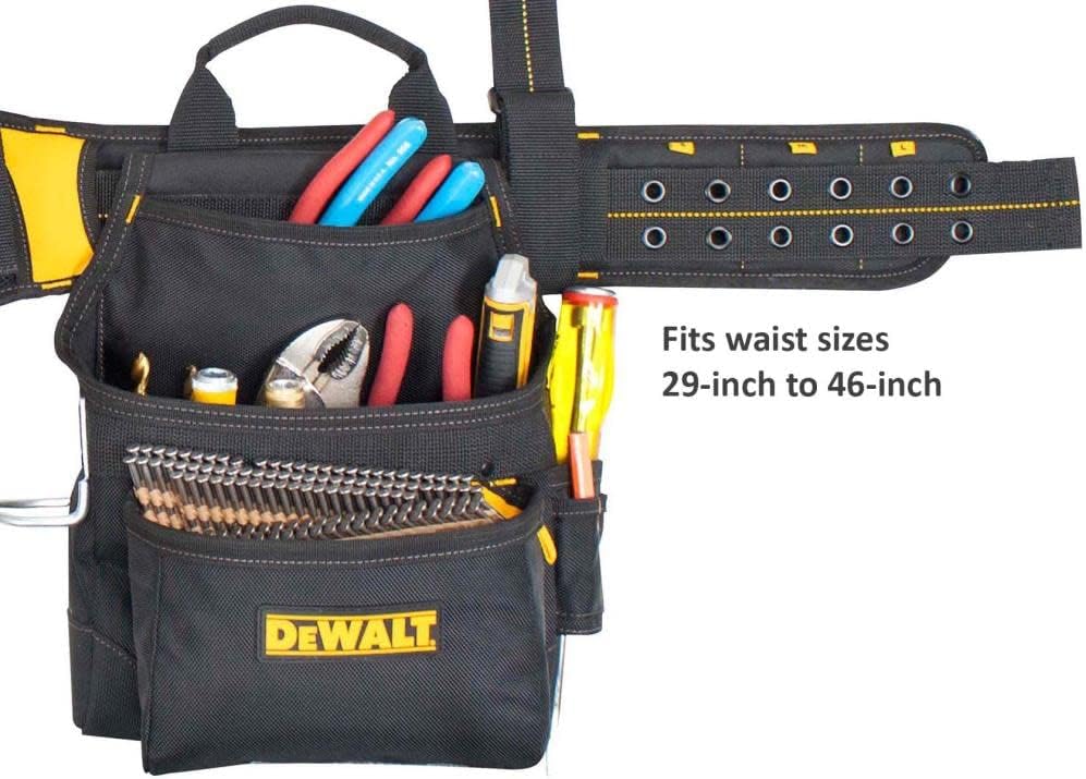 DEWALT DG5641 Framer's Combo Apron with Suspenders, 20 Pocket - Image 3