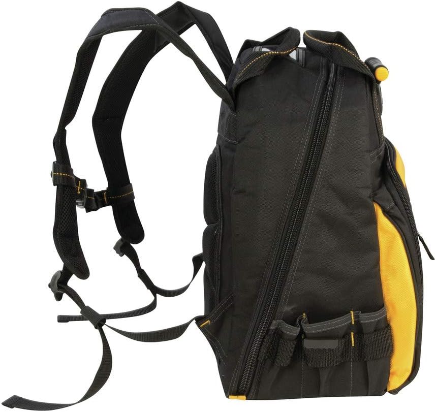 DEWALT DGL523 Lighted Tool Backpack Bag, 57 Pockets - Image 3