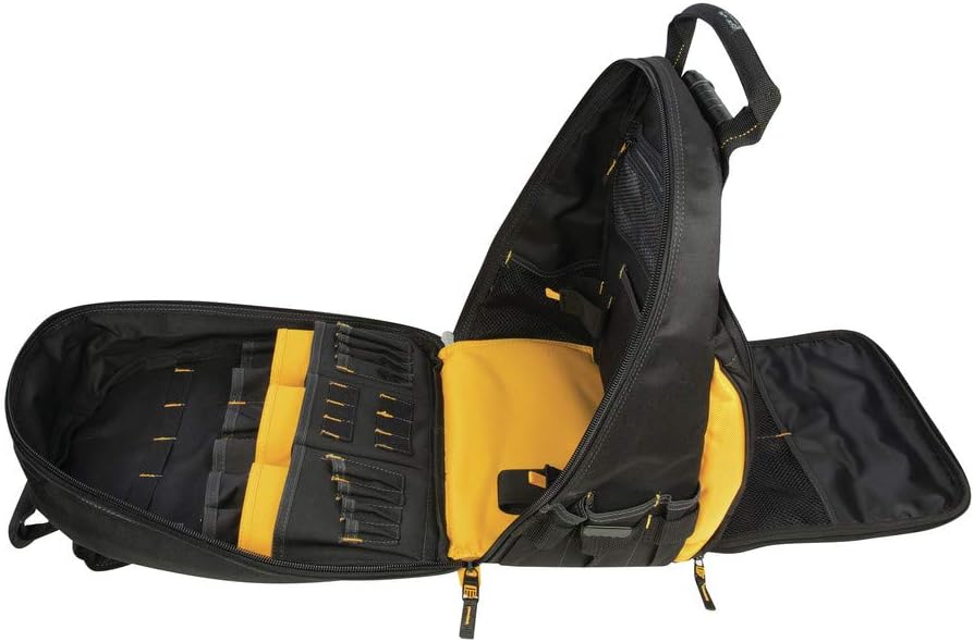 DEWALT DGL523 Lighted Tool Backpack Bag, 57 Pockets - Image 8