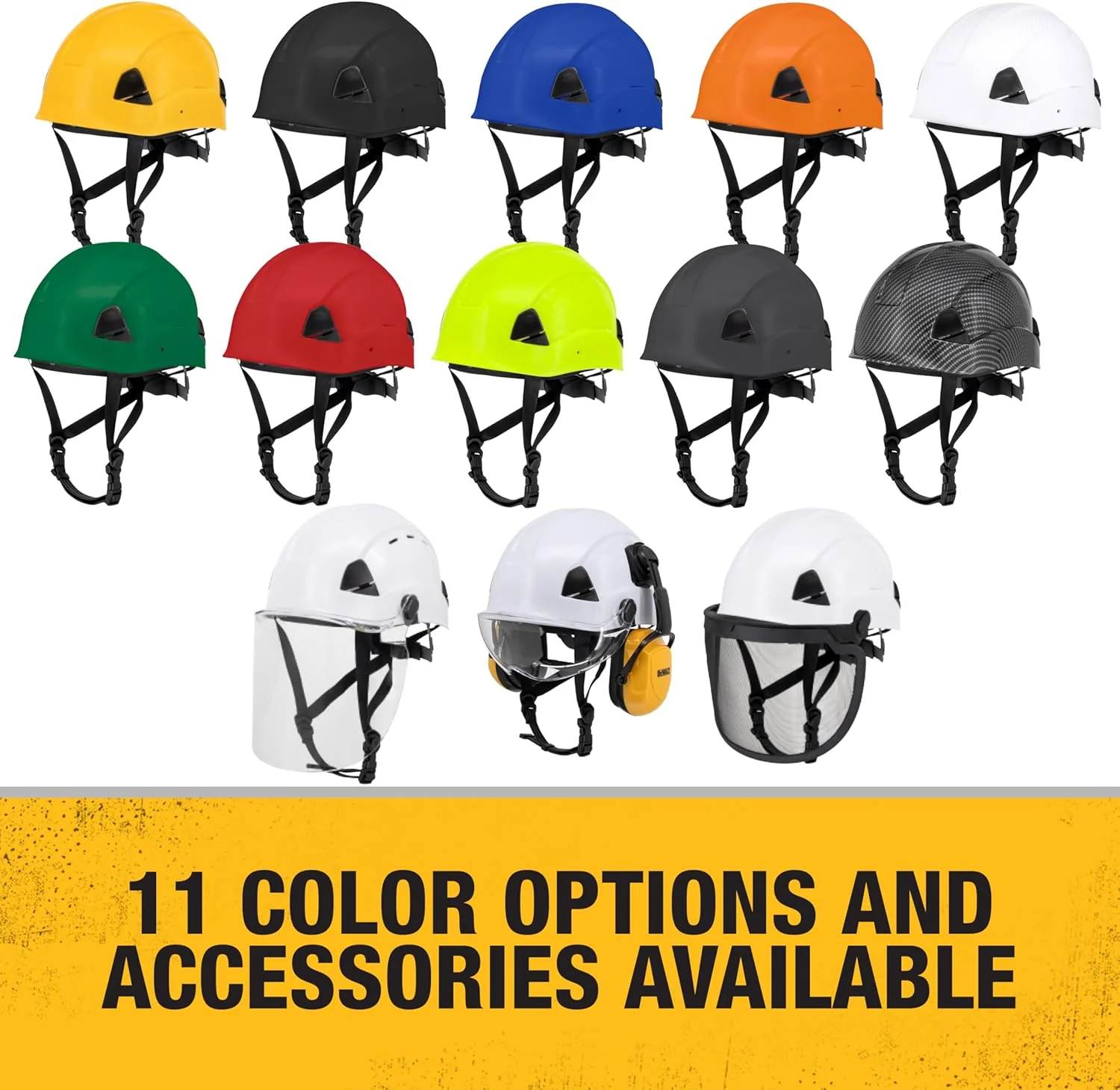 DEWALT DPG22 Gray Type II Class E 4-Point Ratcheting Safety Helmet - Image 7