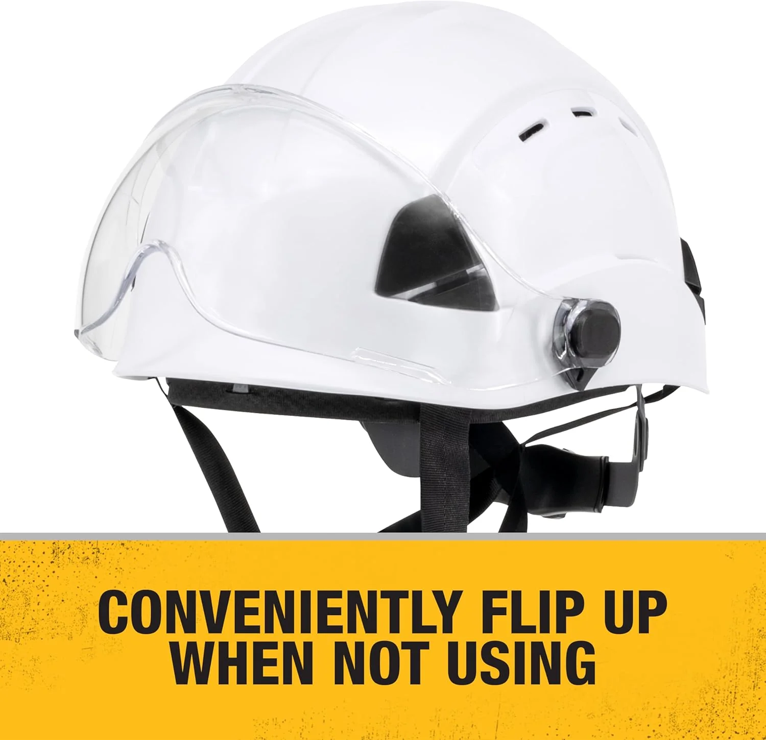 DeWALT (DPG22-SH) Visor with Premium Anti-fog+ Clear Lens Designed to Fit DPG22 Type II Helmet - Image 4