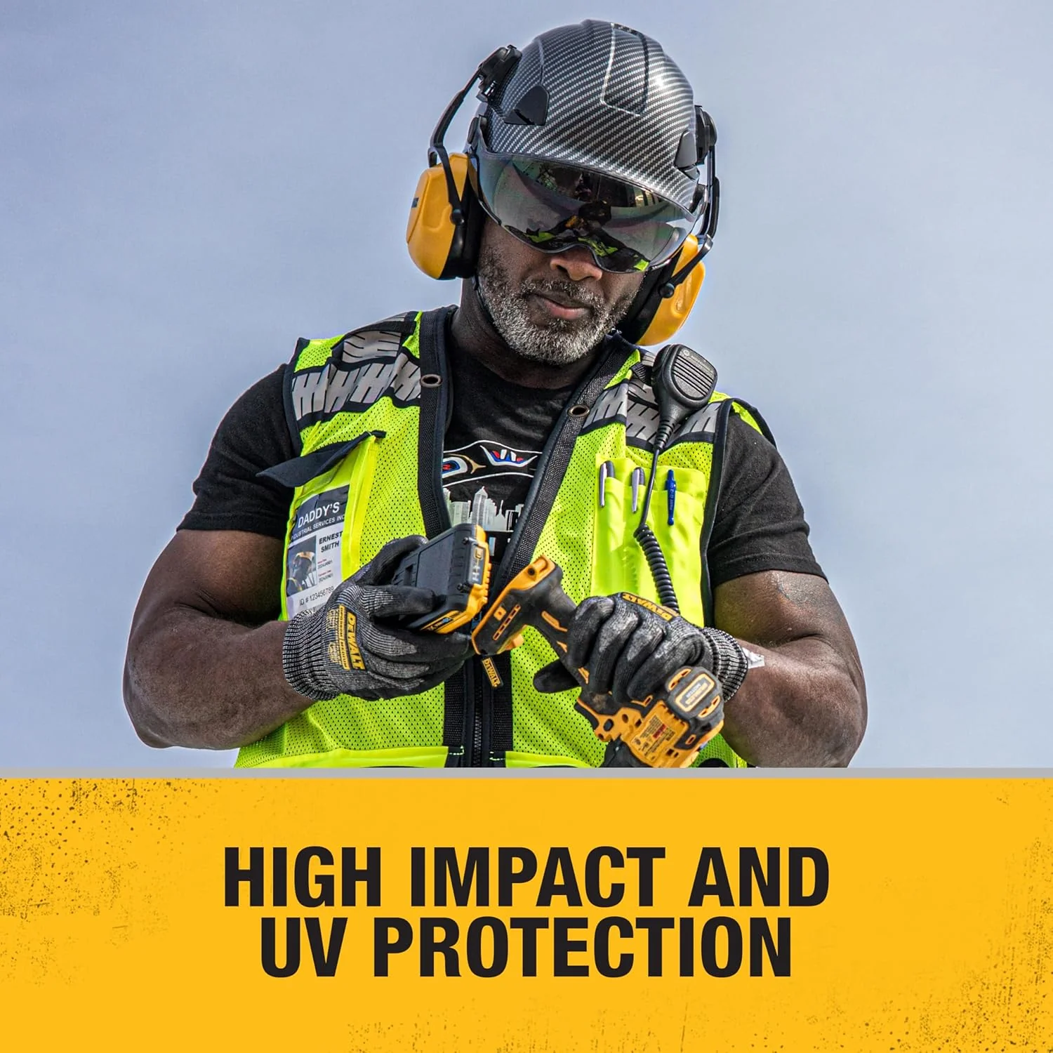 DeWALT (DPG22-SH) Visor with Premium Anti-fog+ Smoke Lens Designed to Fit DPG22 Type II Helmet - Image 6