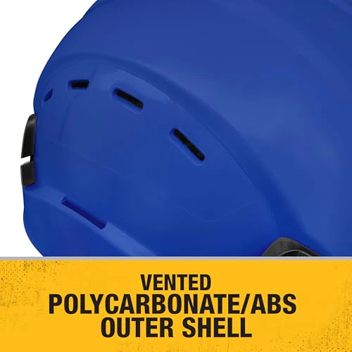 DEWALT DPG22V Blue Type II Class C 4-Point Ratcheting Vented Safety Helmet - Image 3