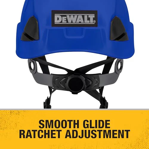 DEWALT DPG22V Blue Type II Class C 4-Point Ratcheting Vented Safety Helmet - Image 5