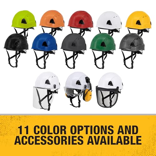 DEWALT DPG22V Blue Type II Class C 4-Point Ratcheting Vented Safety Helmet - Image 6