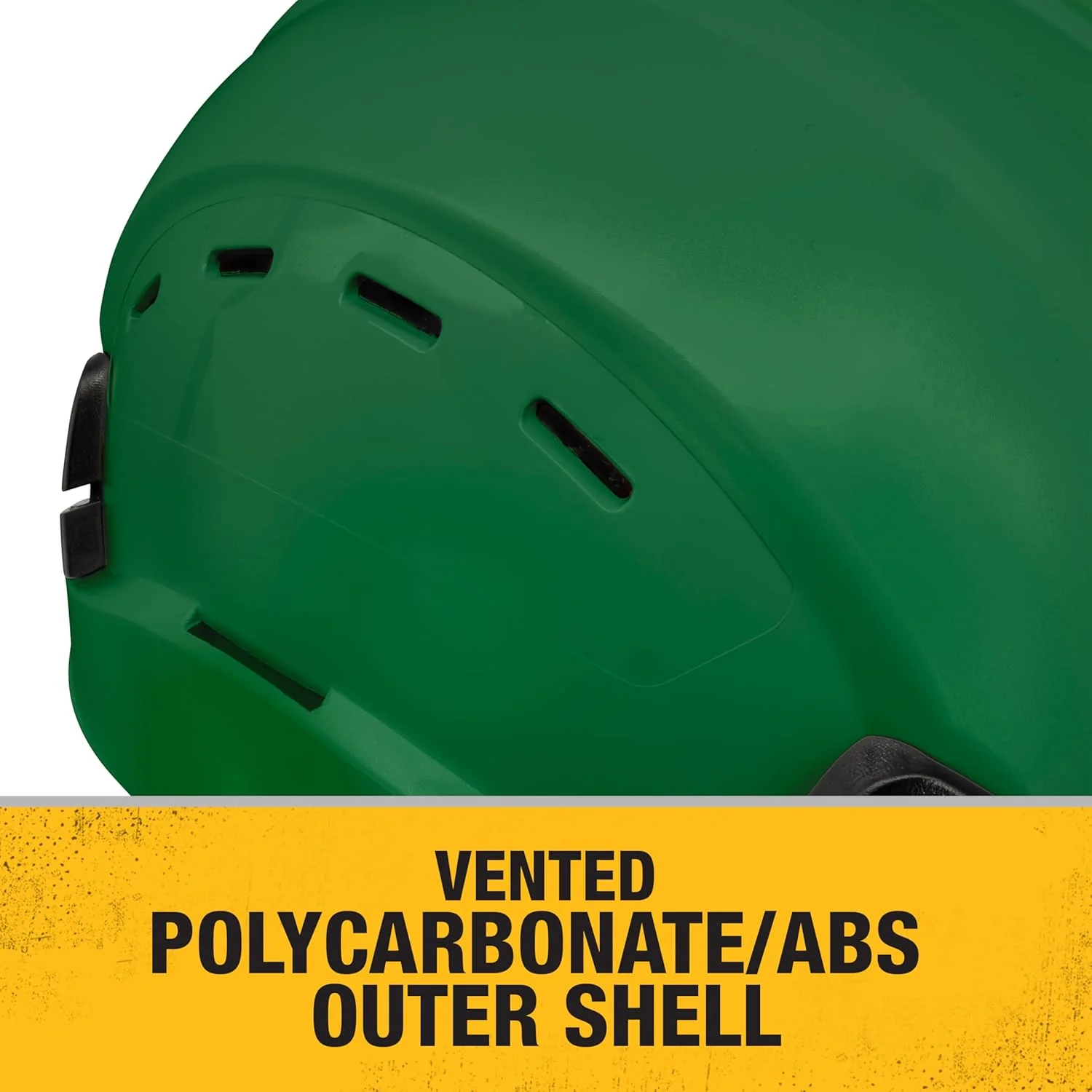 DEWALT DPG22V Green Type II Class C 4-Point Ratcheting Vented Safety Helmet - Image 4