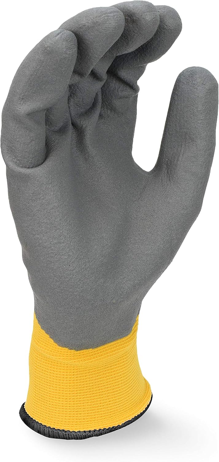 DEWALT DPG35 Unisex-Adult Full Dip Water-Resistant Breathable Work Glove, Medium - Image 3