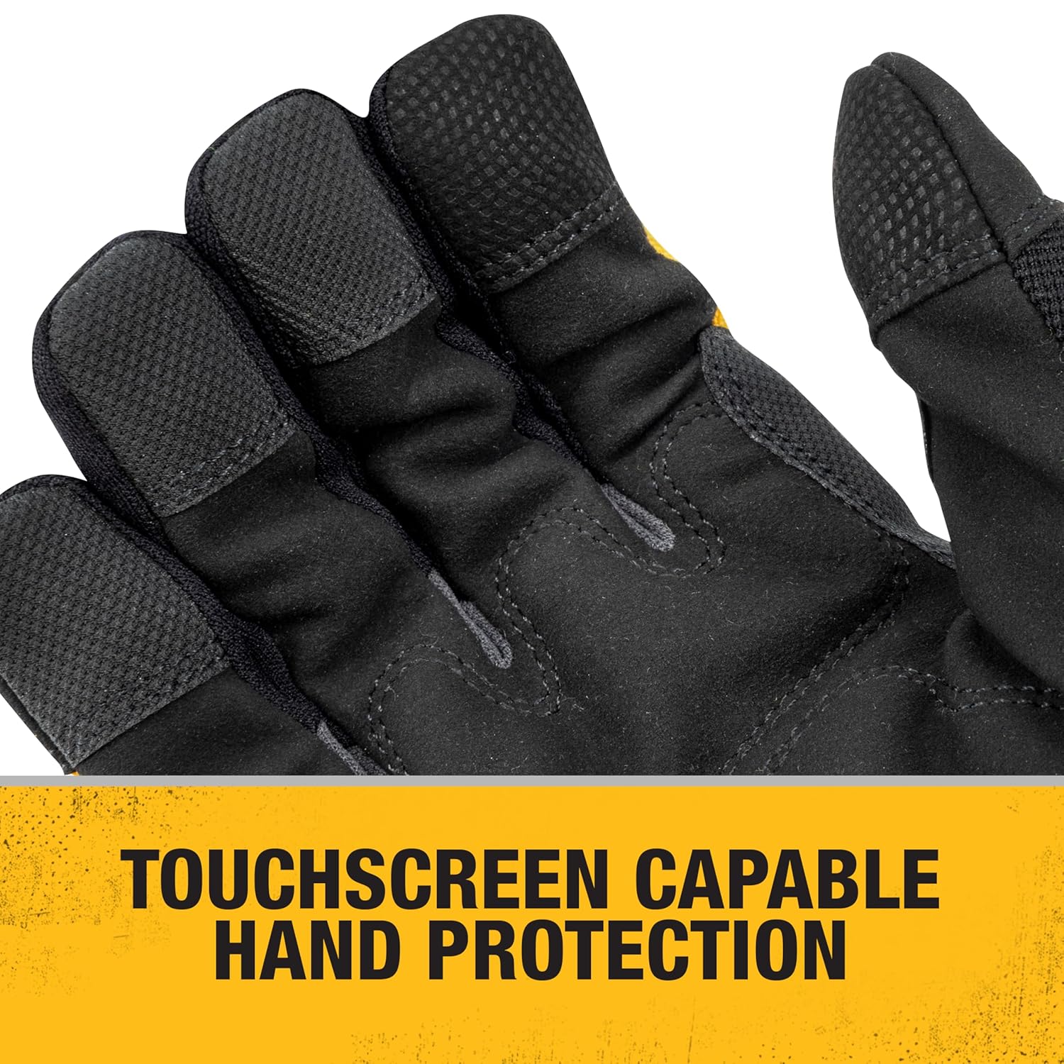 DEWALT DPG758 Unisex Heavy-Duty 100g Thinsulate Lined Cold Weather Impact Glove with Padded Palm, TPR and Touchscreen, Size Large - Image 6