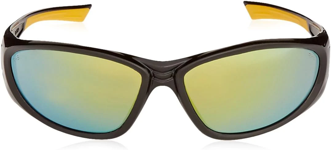 DEWALT DPG98 Gable Safety Glass - Black/Yellow Frame - Yellow Mirror Lens - Image 3