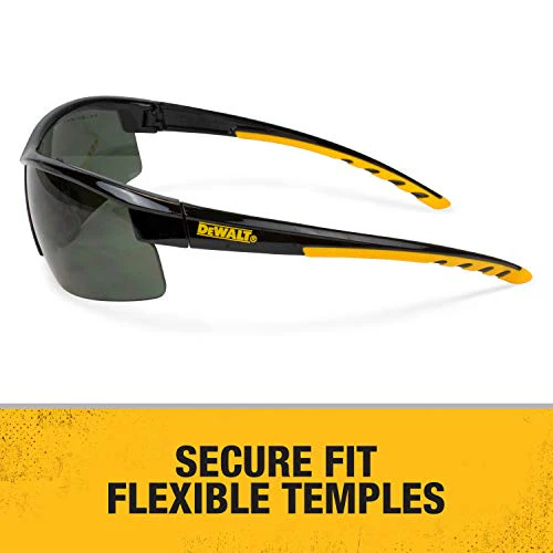 DEWALT DPG99 HDP Polarized Safety Glasses ANSI Z87.1+ Rated Protective Eyewear with Rubber Temples, Adjustable Nosepiece, Neck Cord & Carry Bag - Image 6
