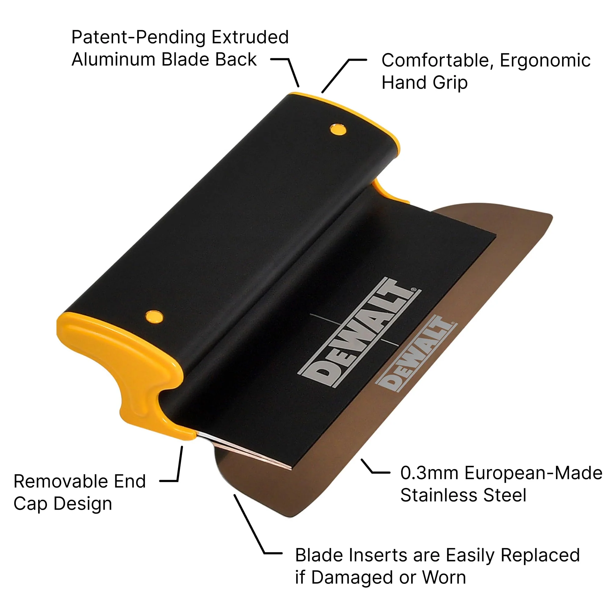 DeWALT 10 In. (DXTT-2-910) Drywall Skimming Blade - Image 2
