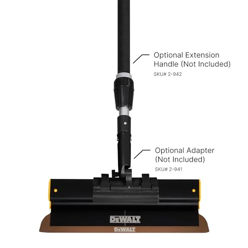 DEWALT Drywall Skimming Blade, 14-Inches | Pro-Grade | Extruded Aluminum & European Stainless Steel Construction | High-Impact End Caps | Sheetrock Gyprock Wall-Board Plasterboard | DXTT-2-914 - Image 3
