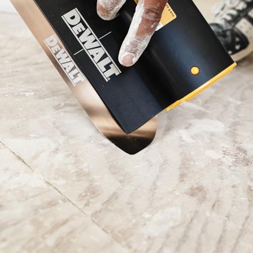 DEWALT Drywall Skimming Blade, 14-Inches | Pro-Grade | Extruded Aluminum & European Stainless Steel Construction | High-Impact End Caps | Sheetrock Gyprock Wall-Board Plasterboard | DXTT-2-914 - Image 4
