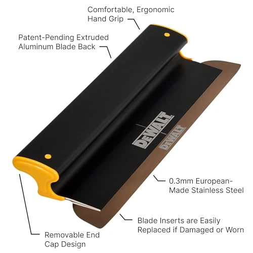 DeWalt 16 in. Skimming Blade (E1-117H-KAKV) - Aluminum Housing with 0.012 In. (0.3mm) Replaceable Stainless Steel Blade Insert - Image 2