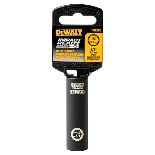 DEWALT DW2286 1/2-Inch IMPACT READY Deep Socket for 3/8-Inch Drive, Black Oxide - Image 4
