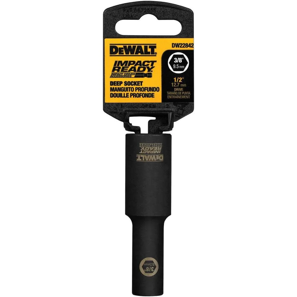 DEWALT DW22952 1-1/16-Inch IMPACT READY Deep Socket for 1/2-Inch Drive - Image 2