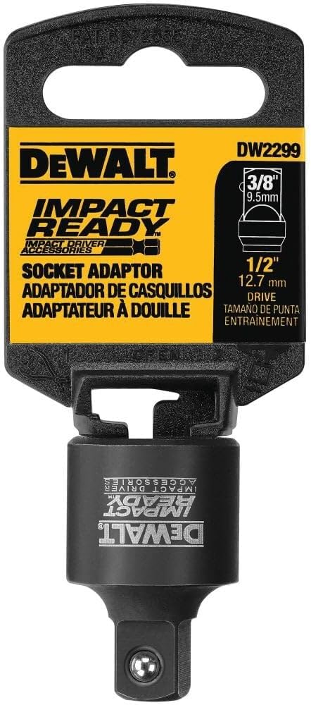 Dewalt DW2299 1/2-Inch Square Anvil to 3/8-Inch Square Anvil, Dark Grey - Image 3