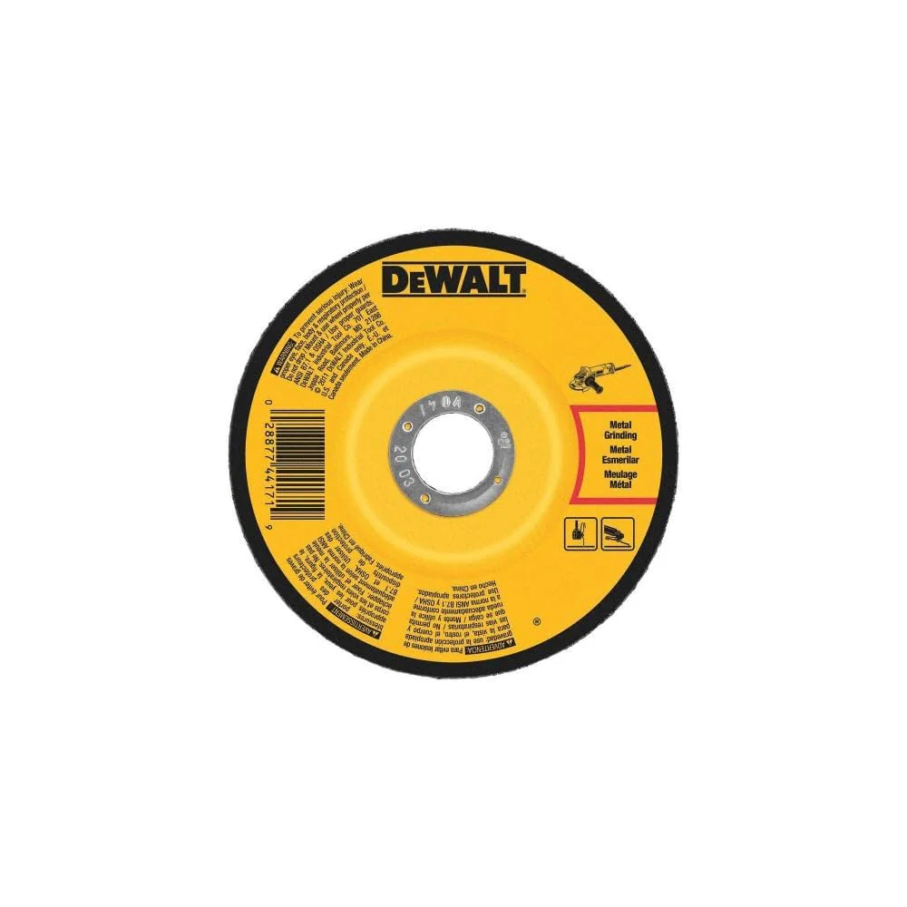 DEWALT (DW4626) 6-Inch by 1/4-Inch by 5/8-Inch-11 High Performance Metal Grinding Wheel - Image 4