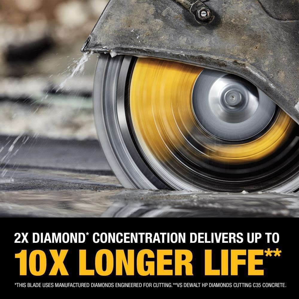 DEWALT (DW47427) Diamond Blade, All Purpose, Segmented XP7, 14 in. - Image 8
